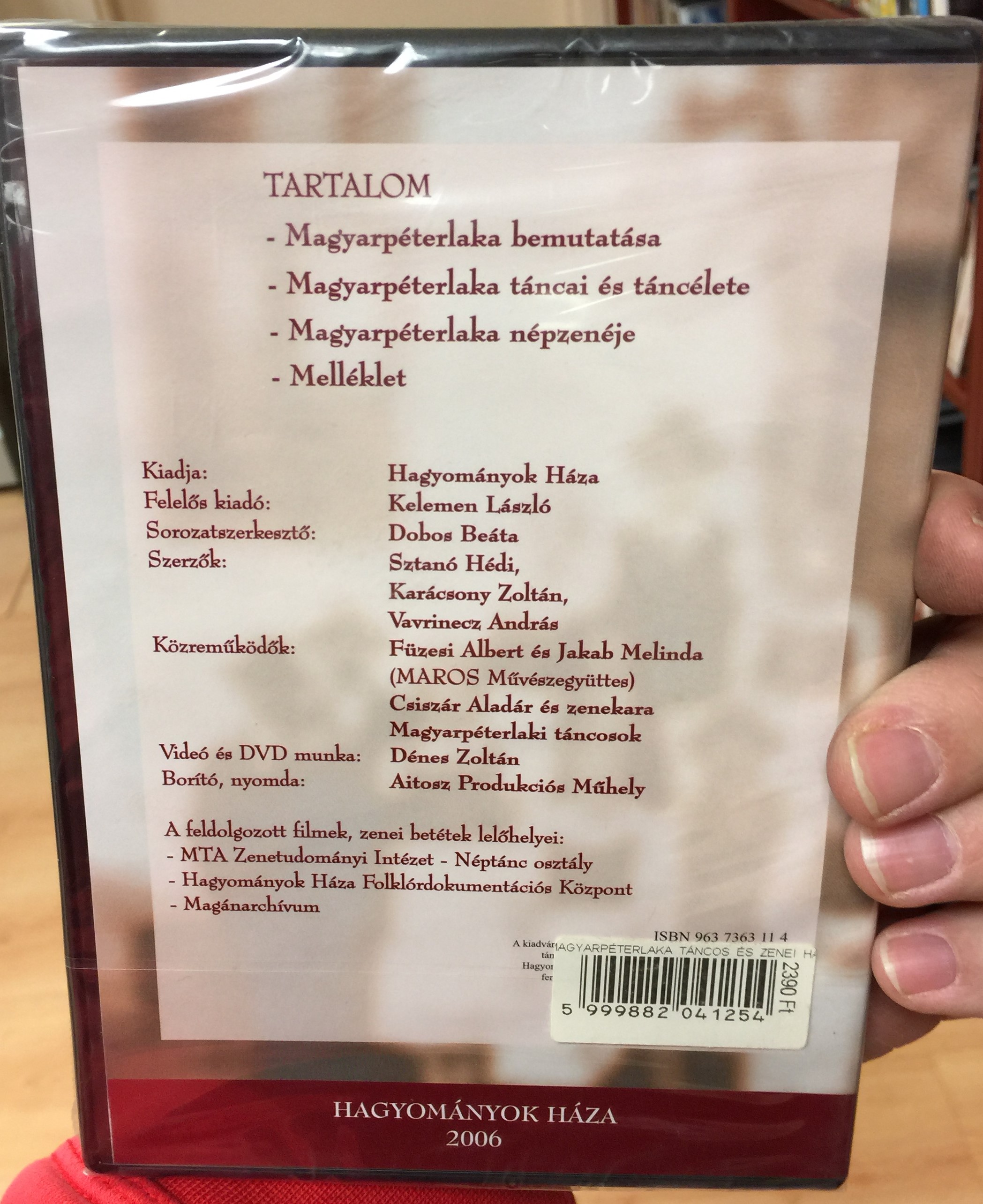 Magyarpéterlaka táncos és zenei hagyományai DVD 2006 2a.JPG